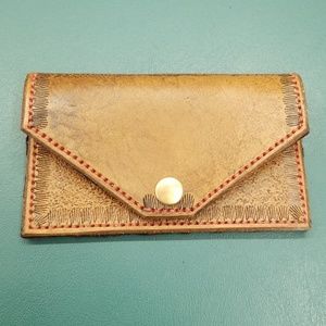 Hand made leather wallet